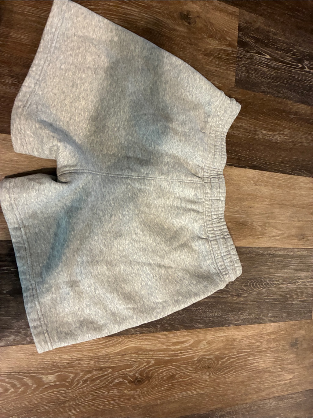 Men's Hollister Heather Gray Fleece Drawstring Shorts — image 3 of 3